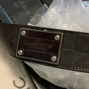 Louis Vuitton authentic men’s Damier Noir sandals. Size 10. Louis Vuitton | Shoes | Louis Vuitton Authentic Mens Damier  main image 2